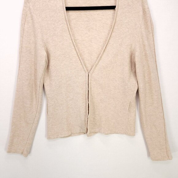 Armani Exchange Marino Wool Blend Cardigan Sweater Hook Closure Womens Medium - Picture 4 of 10